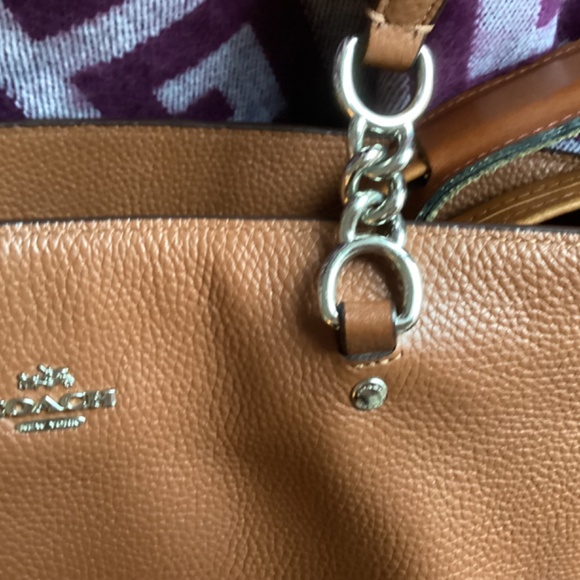 Authentic Coach Sophia Small Pebble Leather Tote - Picture 9 of 15